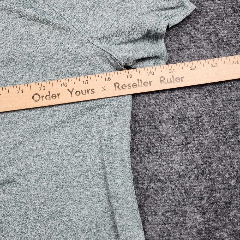 Lululemon Shirt Womens‎ 6 Green Short Sleeve Crew Neck Athletic Running